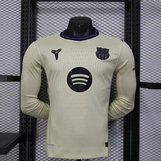 Barcelona Away Jersey 2025/26 - Player Verison ( Long Sleeve )