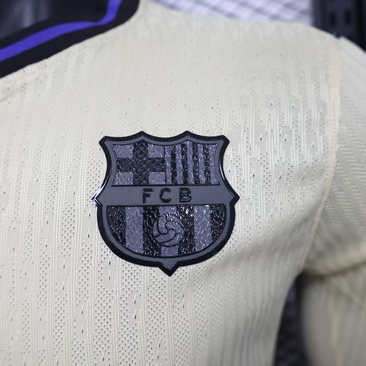 Barcelona Away Jersey 2025/26 - Player Verison ( Long Sleeve )