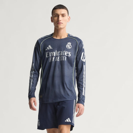 Real Madrid Away Jersey 2025/26 - Player Verison ( Long Sleeve )