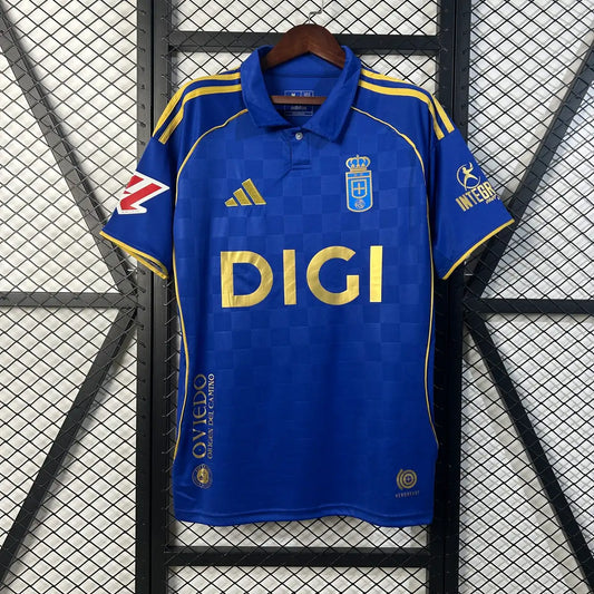 Real Oviedo Home Jersey 2025/26 - Fan Version