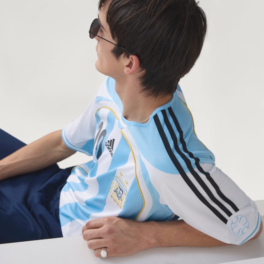 Argentina 2006 Home Jersey #10 Messi