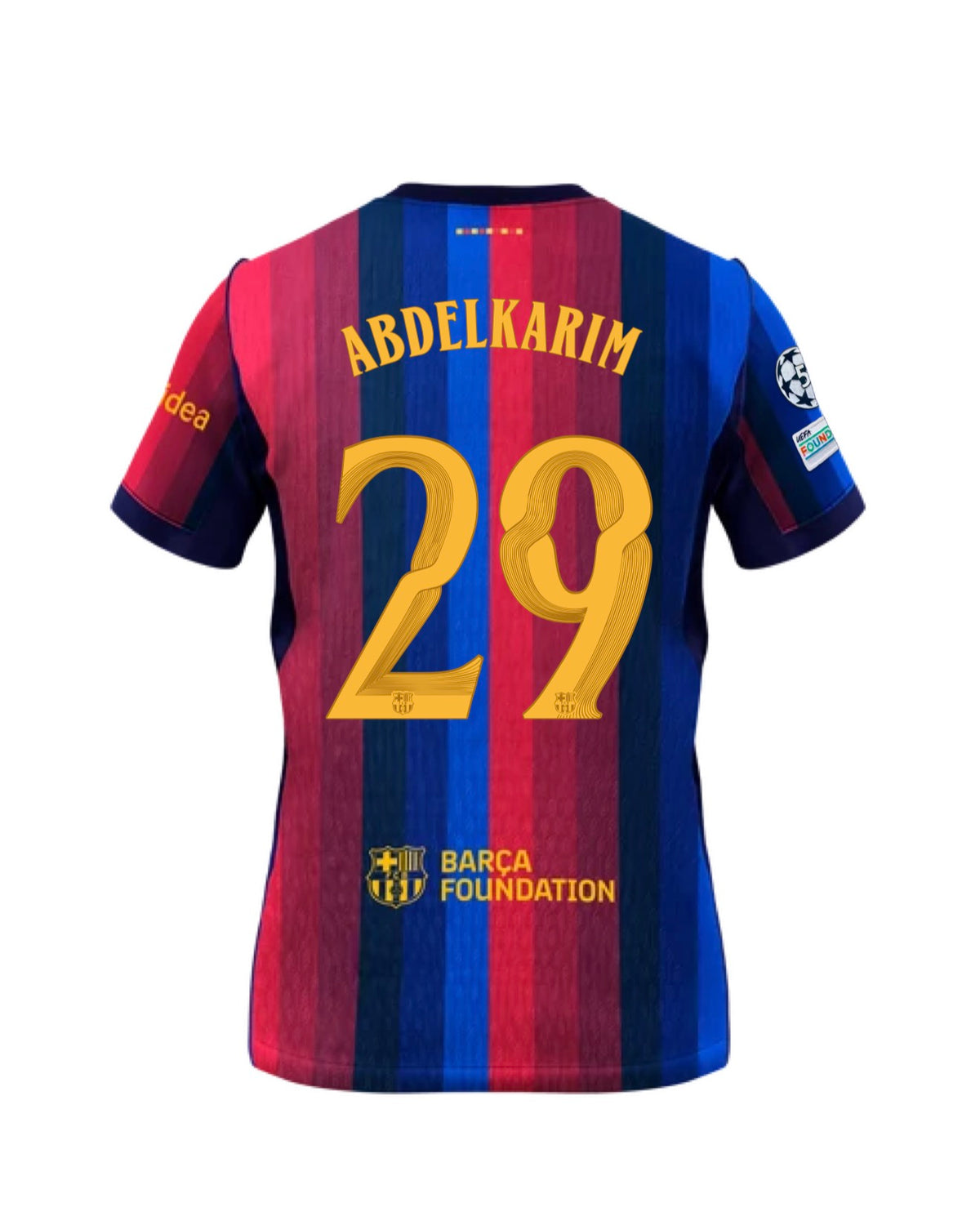 Barcelona Home Jersey 2026/27 - #29 Abdelkarim Original Player Version
