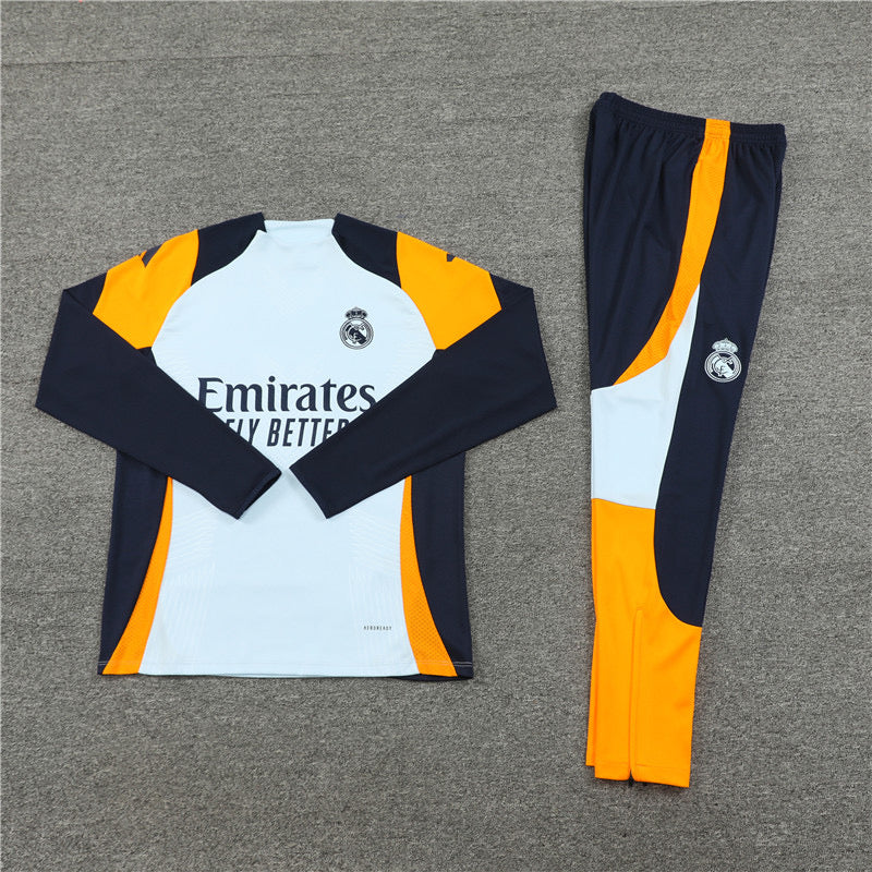 Real Madrid Orange Tracksuit 2024/25 - Player Version