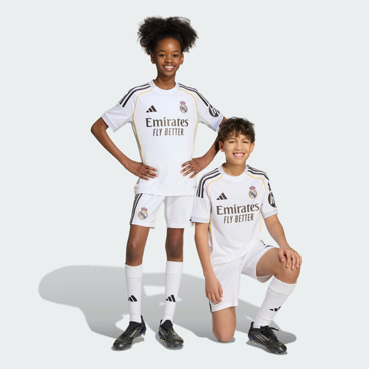 Real Madrid Home Kids Kit 2025/26 - #10 Mbappe Print