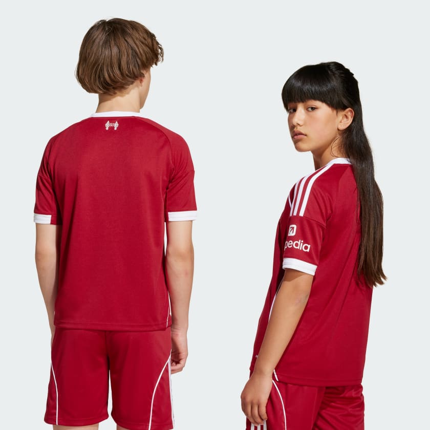 Liverpool Home Kids Kit 2025/26 - #11 Salah Print