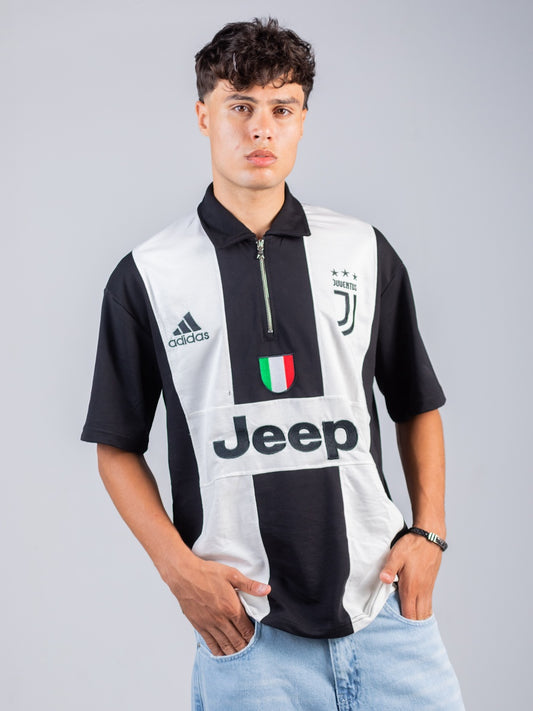 Juventus Black X white Cotton T-shirt