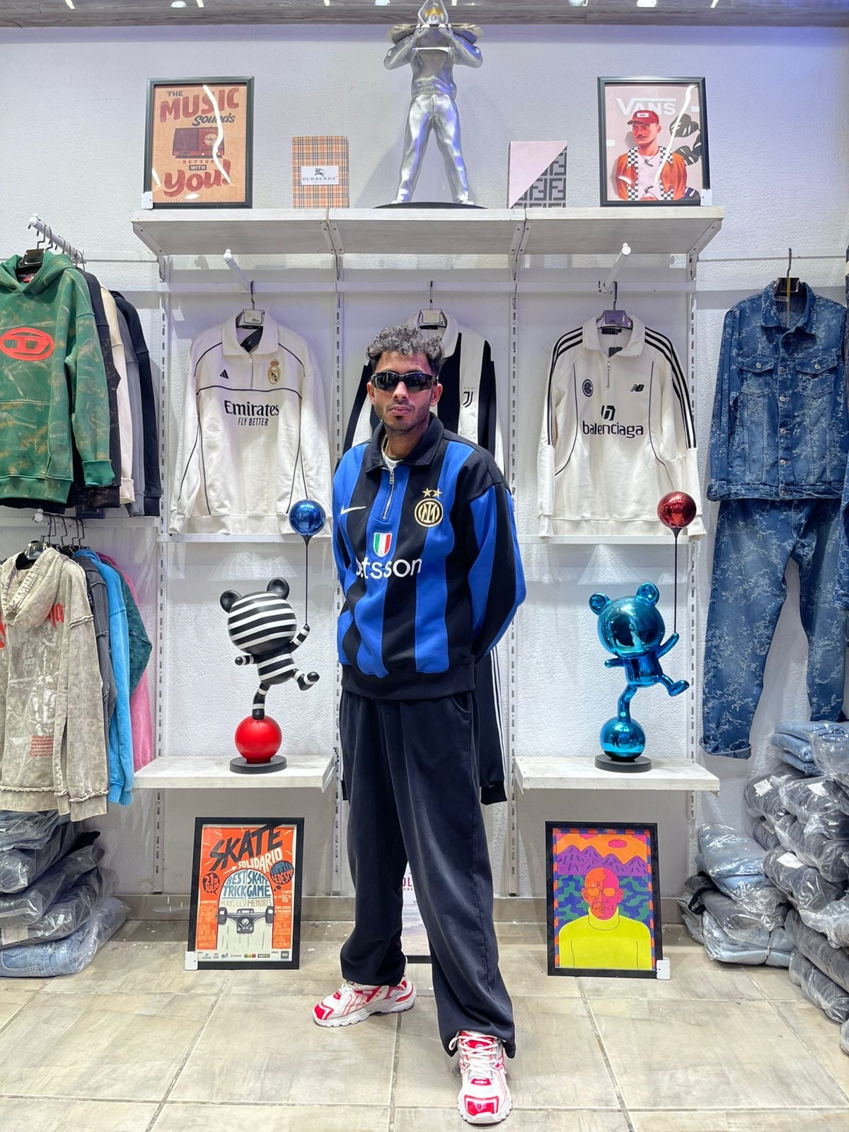 Inter Milan Cotton Hoodie - Premium Quality