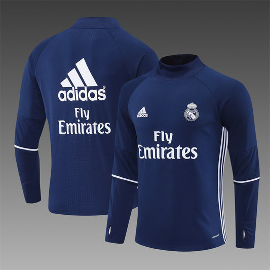 Real Madrid 2016/17 Royal Blue Training Jacket