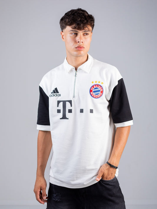 Bayern Munich White Cotton T-shirt