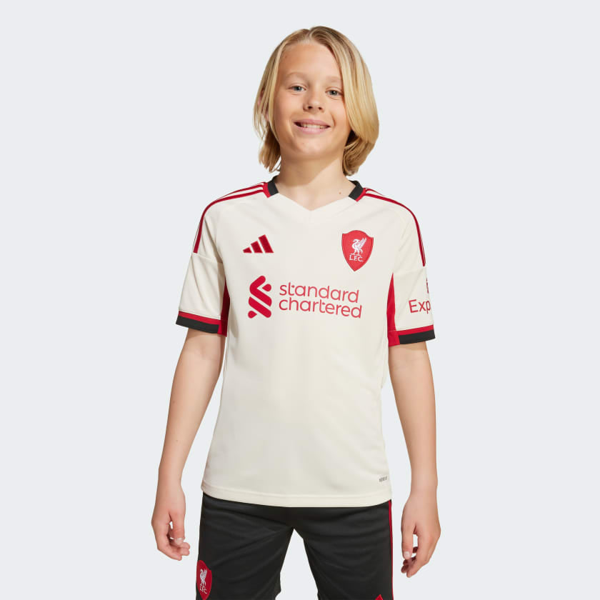 Liverpool Away Kids Kit 2025/26 - #11 Salah Print