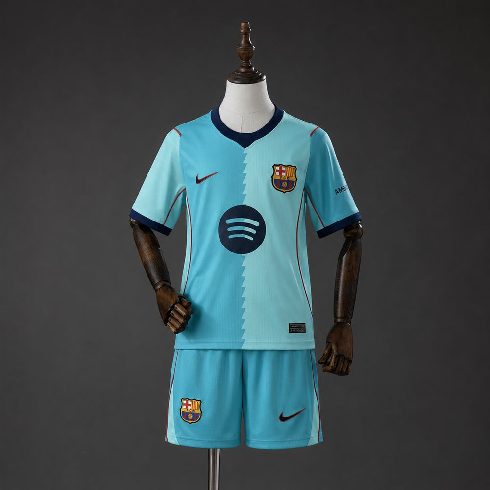 Barcelona Third Kids Kit 2025/26 - Fan Version