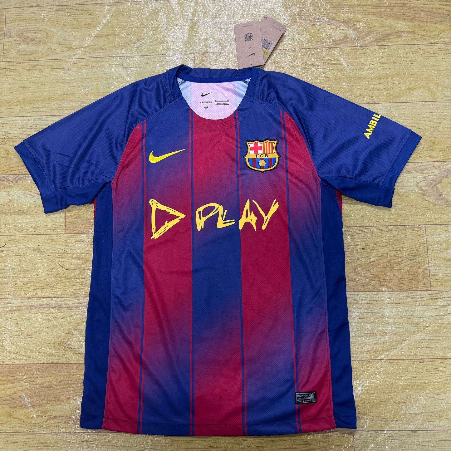 Barcelona X Ed Sheeran Jersey 2025/26 - El Clàsico Fan Version ( Special Size )