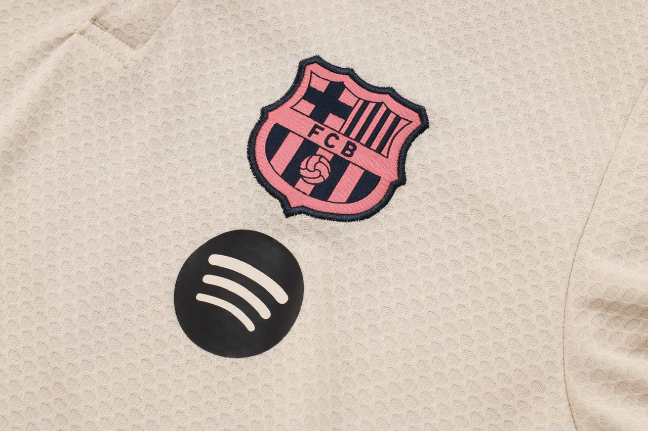 Barcelona Polo 2025/26 - Light Pink Tracksuit