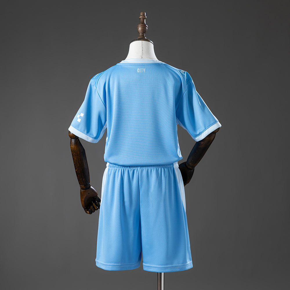 Manchester City Home Kids Kit 2026/27 - Mirror Original