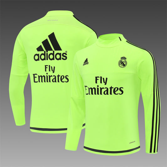 Real Madrid 2015/16 Fluorescent Green Training Jacket