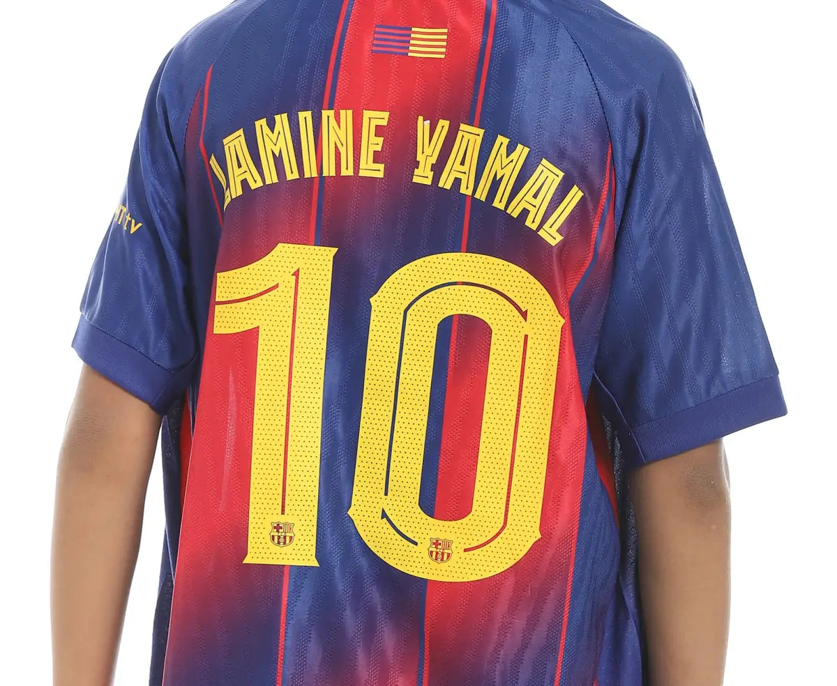 Barcelona Home Kids Kit 2025/26 - #10 Yamal Player Version