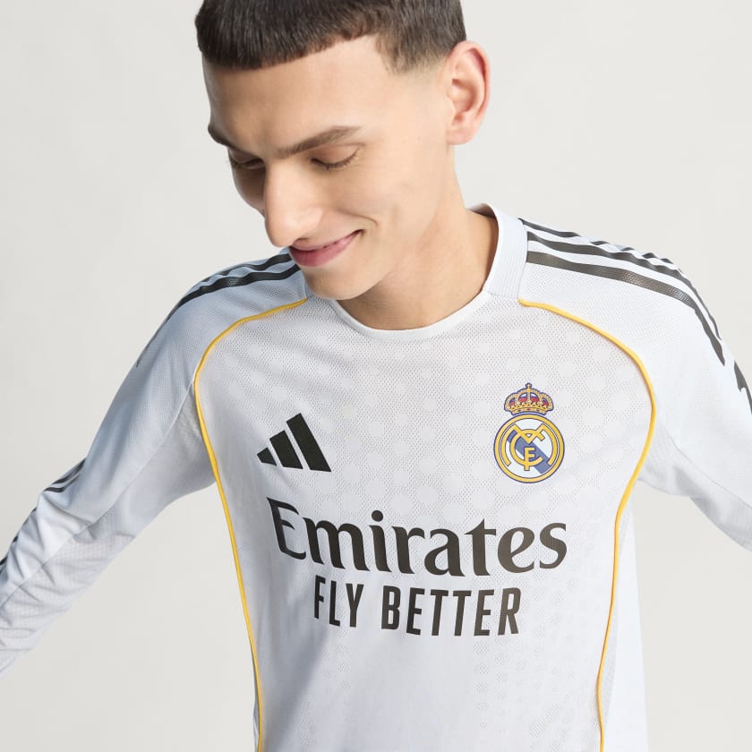 Real Madrid Home Jersey 2025/26 - Player Verison ( Long Sleeve )