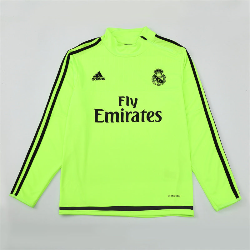 Real Madrid 2015/16 Fluorescent Green Training Jacket