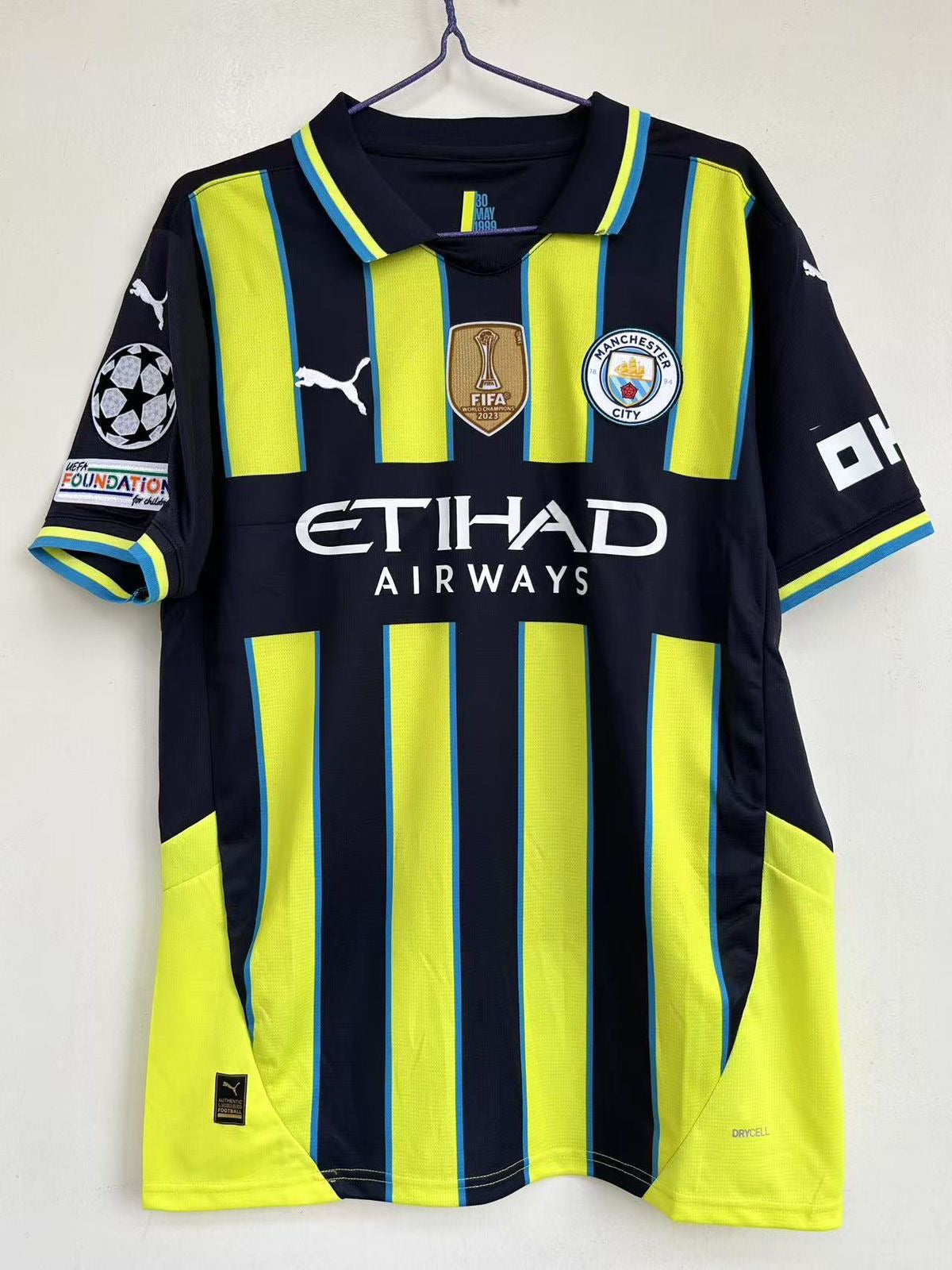 Manchester City Away Jersey 2024/25 - #7 Marmoush Fan Verison