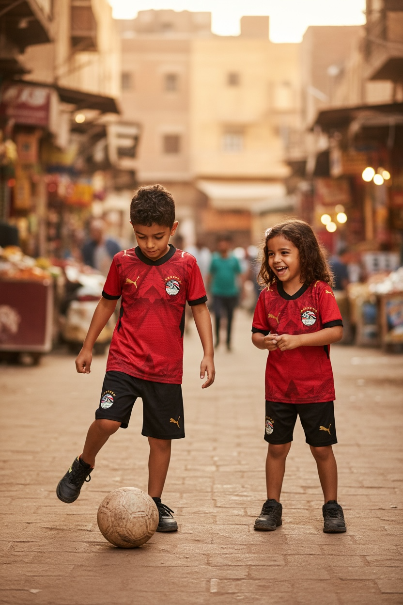 Egypt Home Kids Kit 2026/27 - Player Version