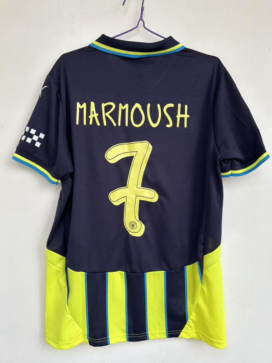 Manchester City Away Jersey 2024/25 - #7 Marmoush Fan Verison