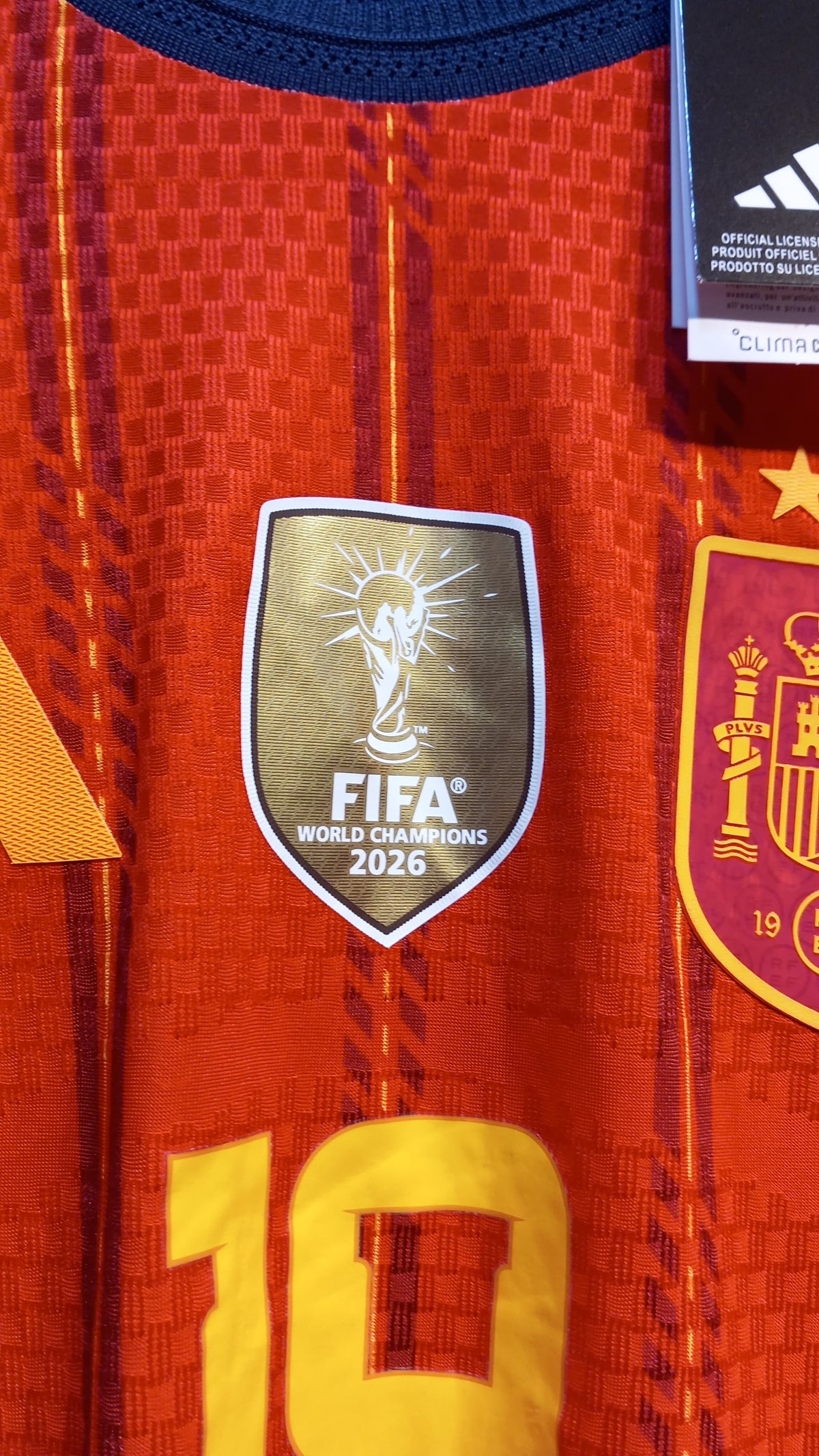 Spain Home Jersey 2026/27 - #19 Yamine Yamal Player Version