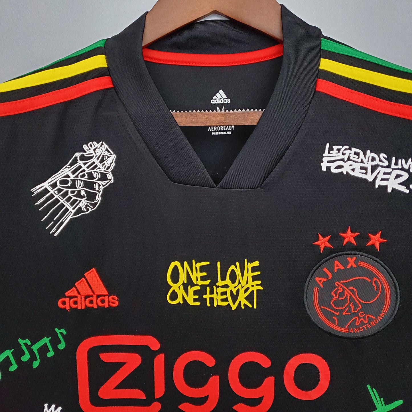 Ajax Bob Marley Jersey 2021/22 - Fan Version