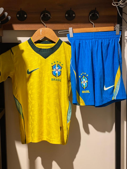 Brasil Home Kids Kit 2026/27 - Player Version