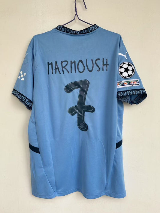 Manchester City Home Jersey 2024/25 - #7 Marmoush Fan Verison