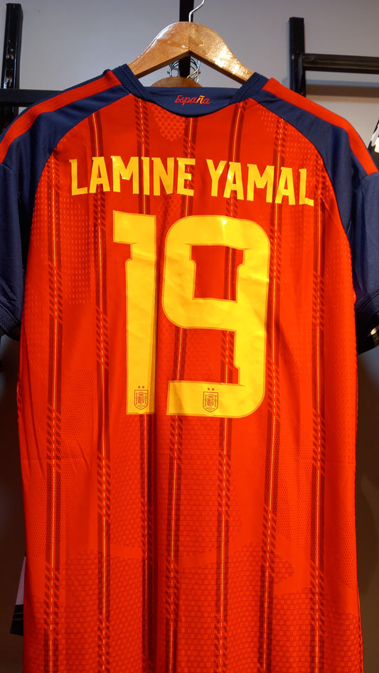 Spain Home Jersey 2026/27 - #19 Yamine Yamal Player Version