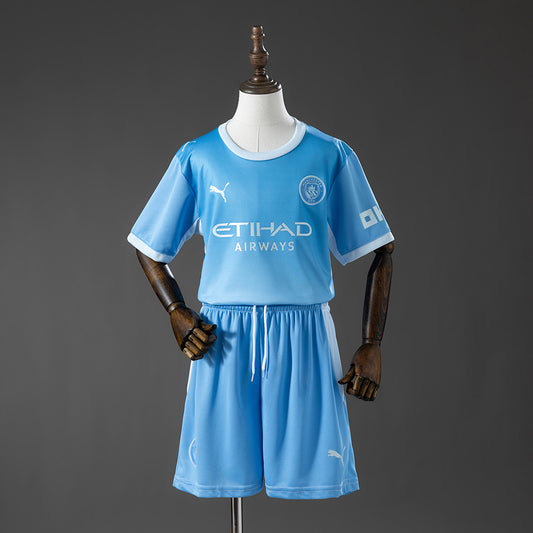 Manchester City Home Kids Kit 2026/27 - Mirror Original