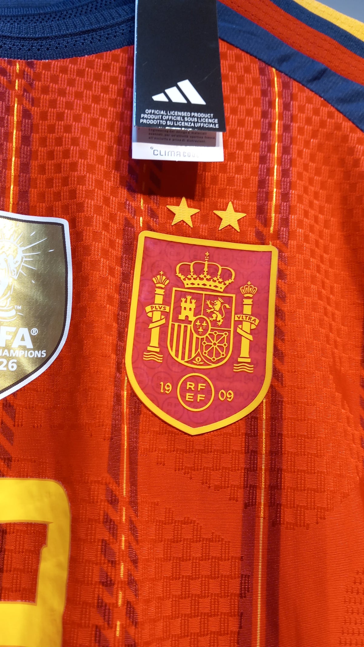 Spain Home Jersey 2026/27 - #19 Yamine Yamal Player Version
