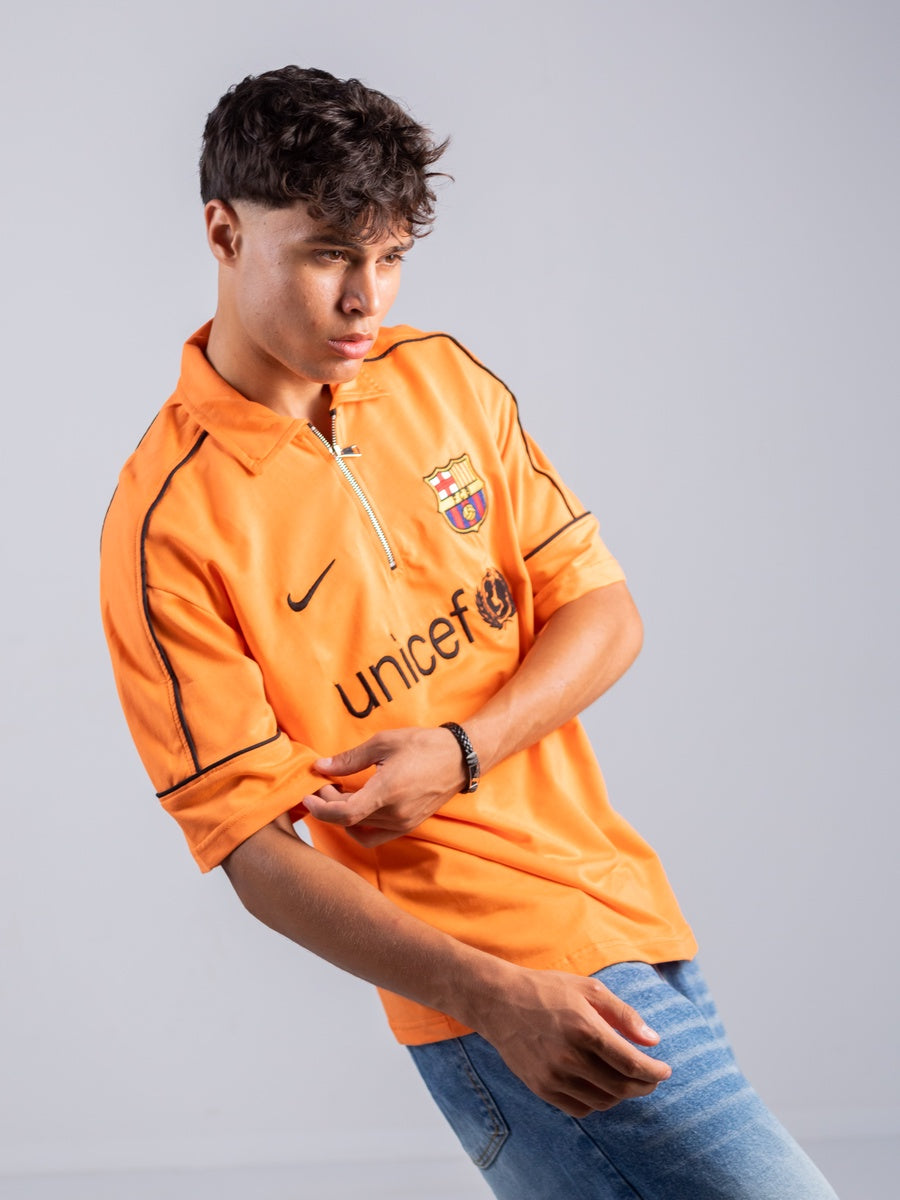 Barcelona Black Cotton T-shirt