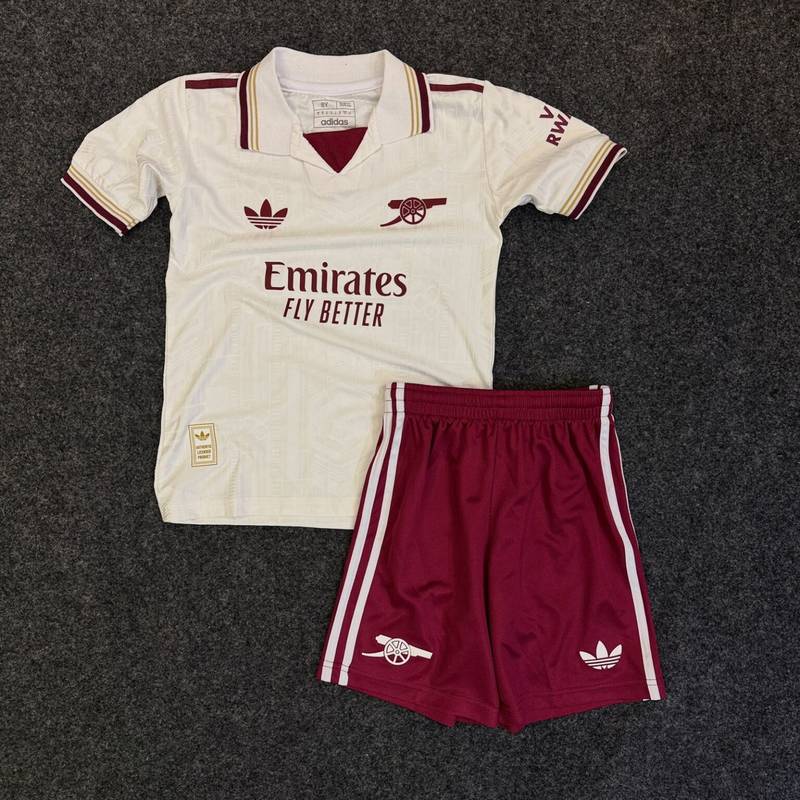 Arsenal Third Kids Kit 2025/26 - Player Version
