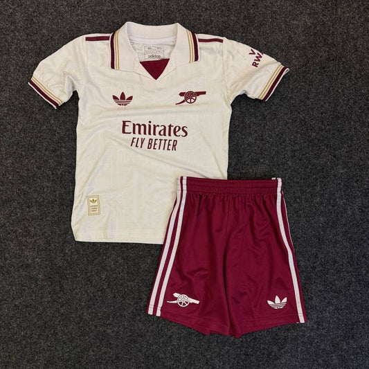 Arsenal Third Kids Kit 2025/26 - Player Version