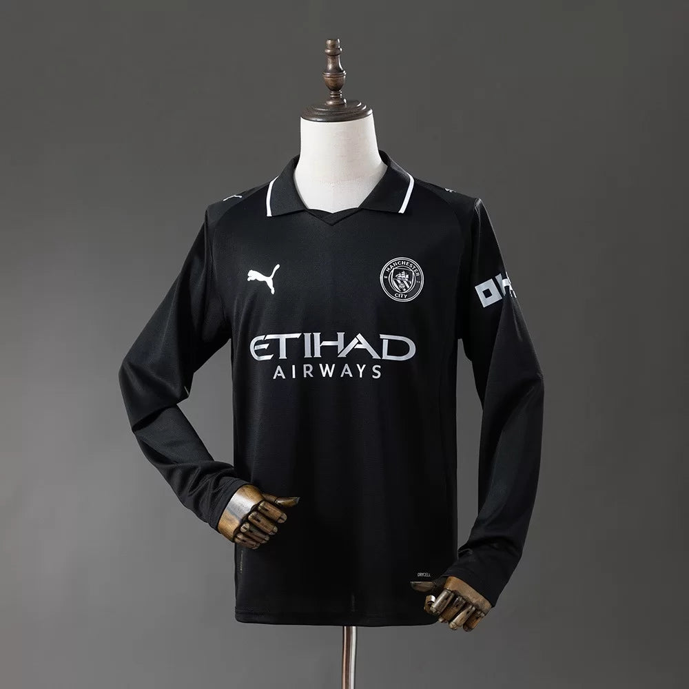 Manchester City Away Jersey 2025/26 - Premium Version ( Long Sleeve )