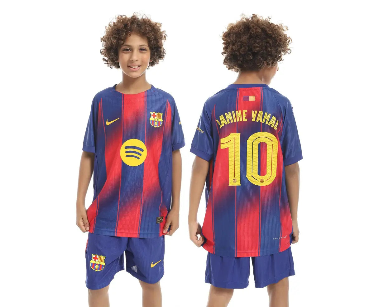 Barcelona Home Kids Kit 2025/26 - #10 Yamal Player Version