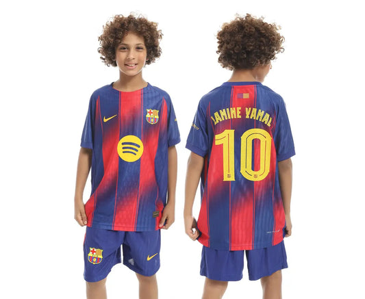 Barcelona Home Kids Kit 2025/26 - #10 Yamal Player Version