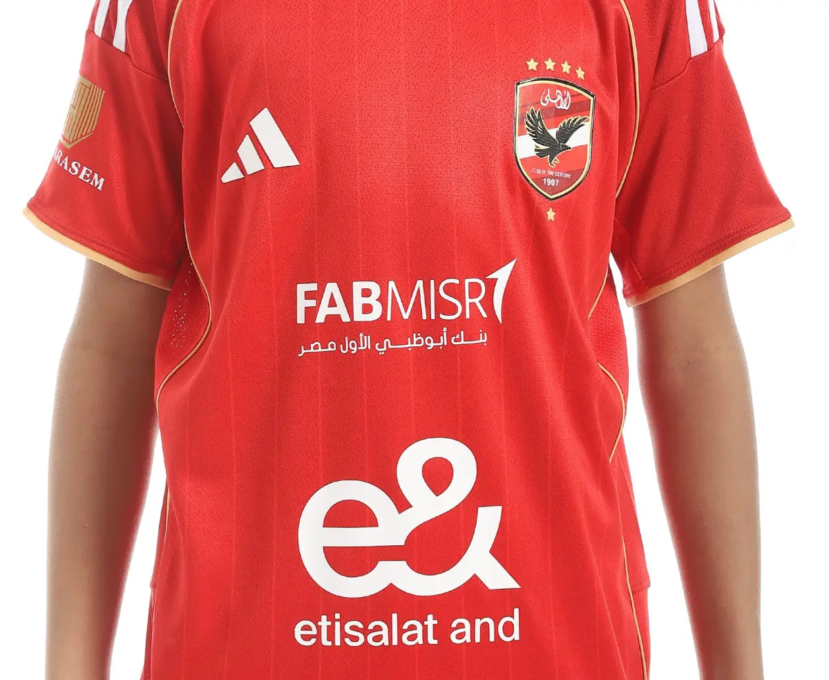Al Ahly Home Kids Kit 2025/26 - Player Version