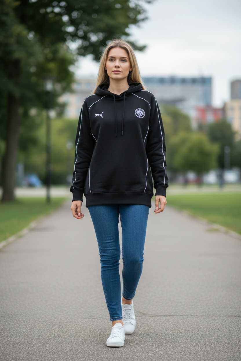 Manchester City Cotton Hoodie - Premium Quality