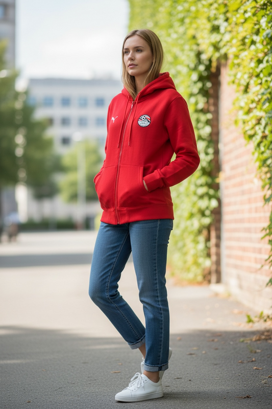 Egypt Red Cotton Hoodie - Premium Quality