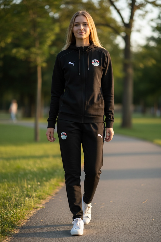 Egypt Black Tracksuit 2025/26 - Premium Version