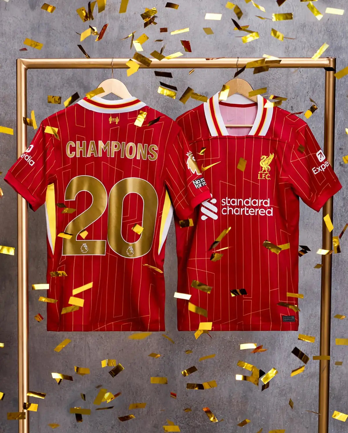 Liverpool Champions Home Jersey 2025 - Fan Version
