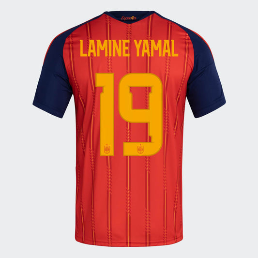 Spain Home Jersey 2026/27 - #19 Yamine Yamal Player Version