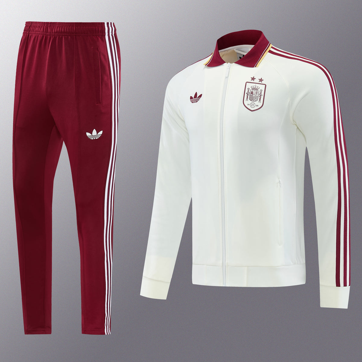 Spain White Tracksuit 2026/27 - Mirror Original