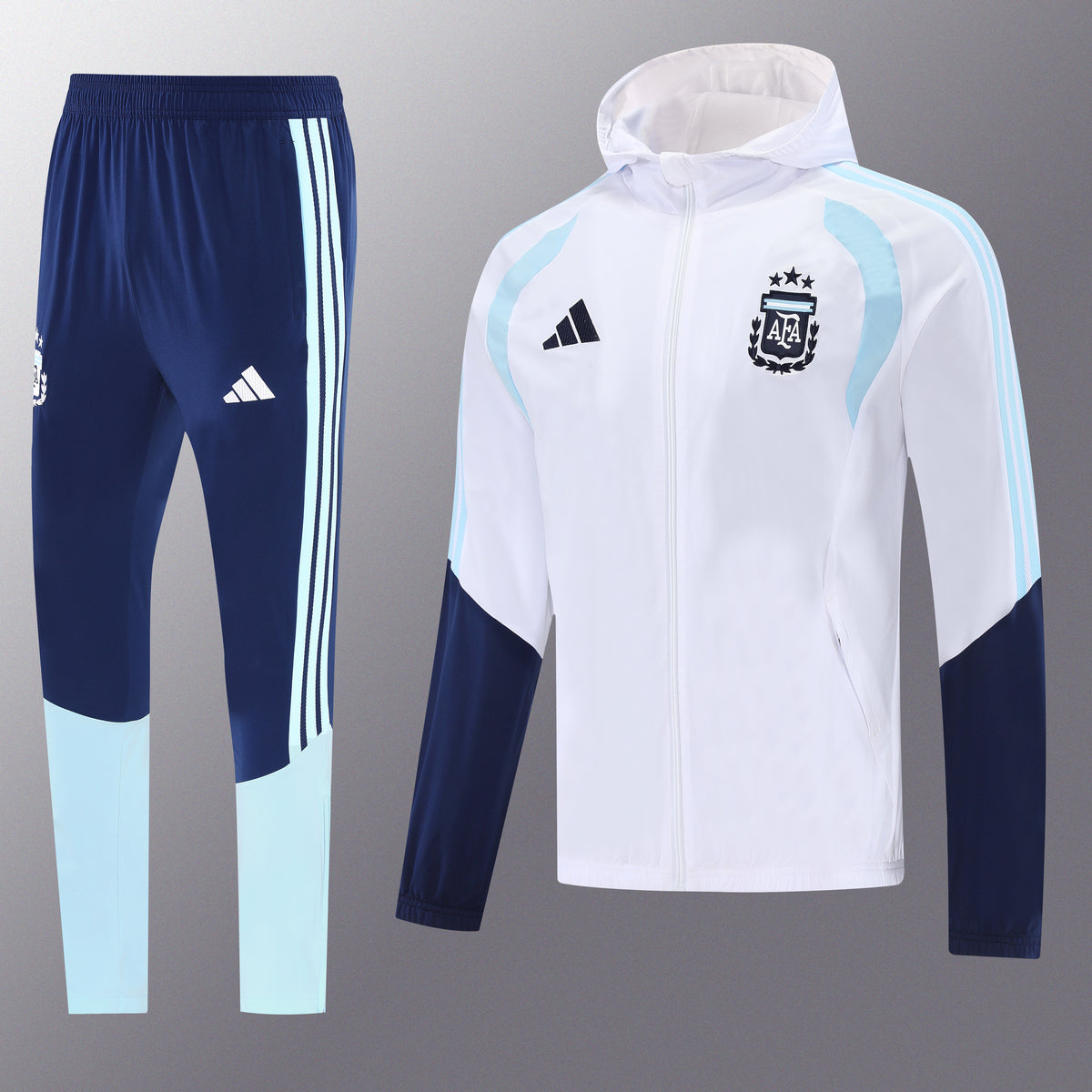 Argentina White Waterproof Suit 2026/27 - Mirror Originalh
