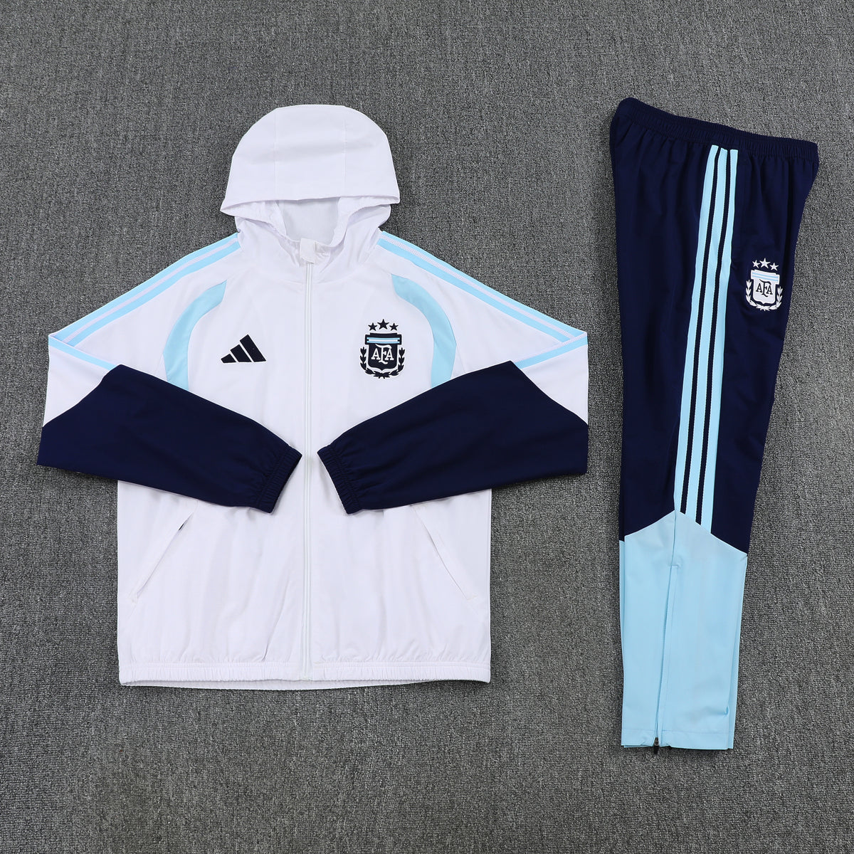 Argentina White Waterproof Suit 2026/27 - Mirror Originalh