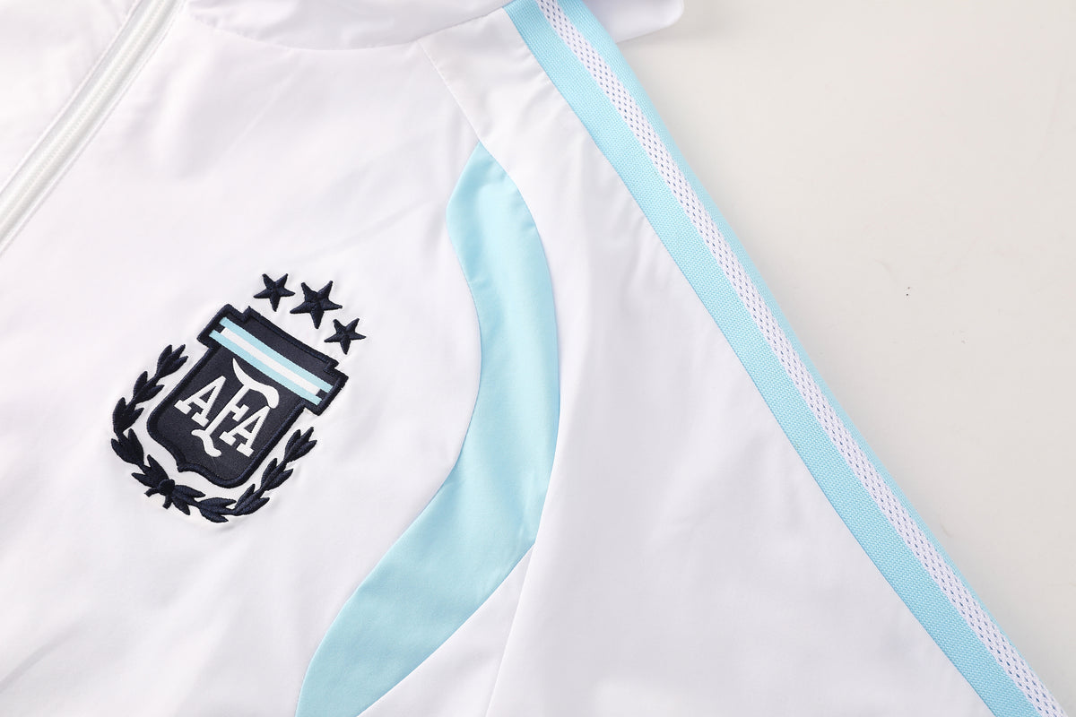 Argentina White Waterproof Suit 2026/27 - Mirror Originalh