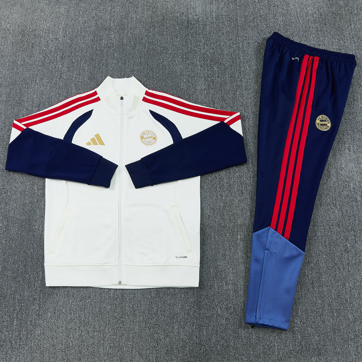 Bayern Munich White Tracksuit 2026/27 - Mirror Original