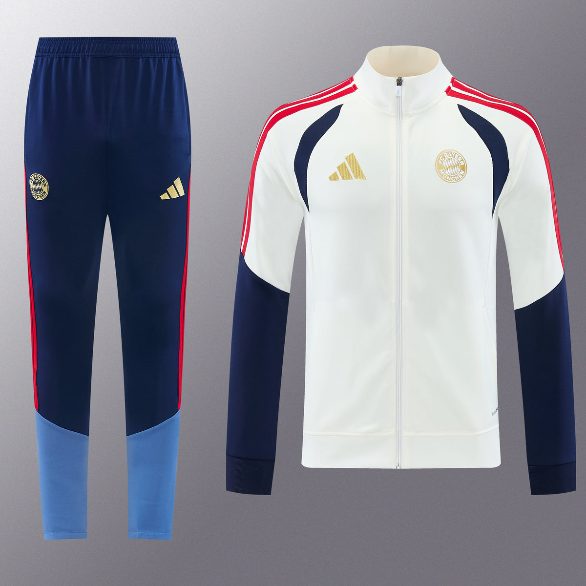 Bayern Munich White Tracksuit 2026/27 - Mirror Original